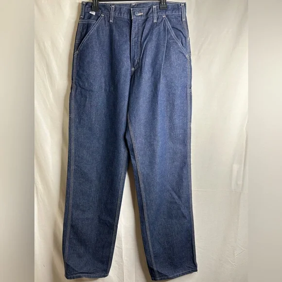 Carhartt Flame Resistant Denim Dungarees 2 Piece Bundle Size 33x36